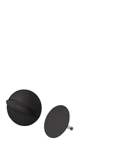 Hansgrohe Ab-u.Überlaufgarnitur Flexaplus F-Set (Griff u.Stopfen) mattschwarz 58185670