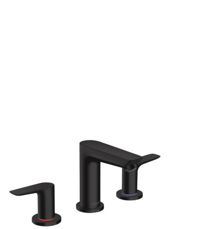Hansgrohe 3-Loch Waschtischarmatur Talis E mattschwarz 71733670