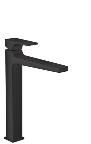 Hansgrohe Waschtischmischer 260 Metropol mattschwarz mit Push-Open Ablaufgarnitur 32512670