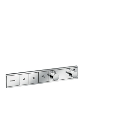 Hansgrohe Thermostat Unterputz RainSelect Fertigset 3 Verbraucher verchromt 15381000