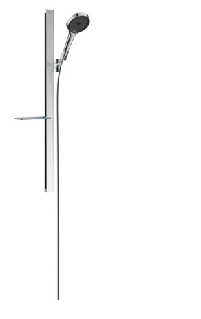 Hansgrohe Brausenset Rainfinity 130 3jet Unica E 900mm chrom mit Seifenschale 27671000