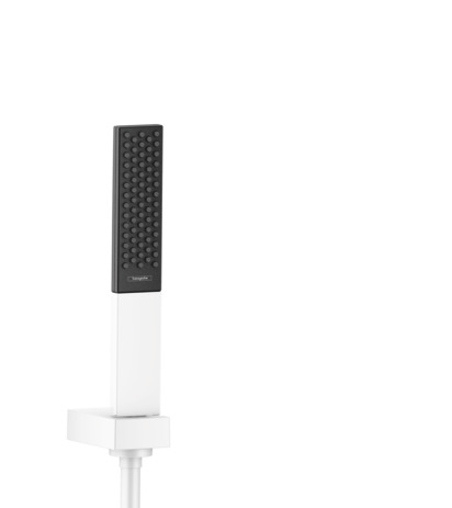 Hansgrohe Brausenset Rainfinity 100 1jet Porter mattweiss mit 1600mm Brauseschlauch 26856700