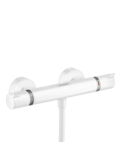 Hansgrohe Thermostat Ecostat Comfort Brausenmischer Aufputz DN15 mattweiss 13116700