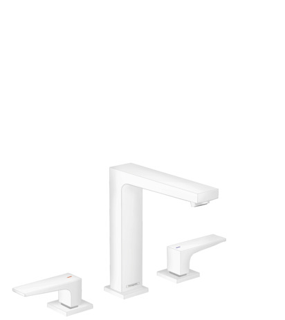 Hansgrohe 3-Loch Waschtischarmatur 160 Metropol mattweiss 32515700