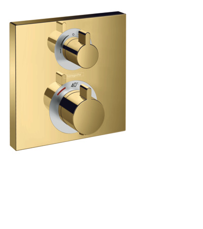 Hansgrohe Thermostat Unterputz Ecostat Square Fertigset 2 Verbraucher PGO 15714990