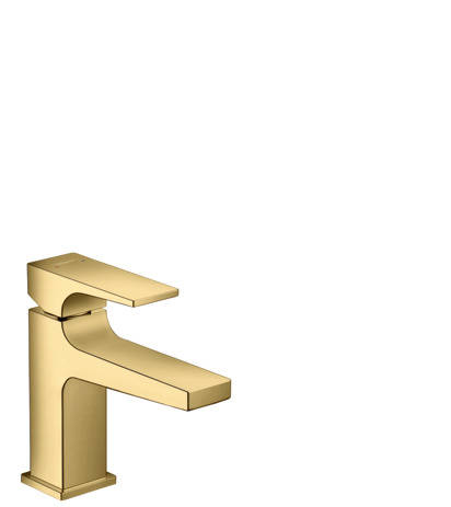 Hansgrohe Waschtischmischer 100 Metropol PGO kurzer Auslauf mit Push-Open Ablaufg. 32500990