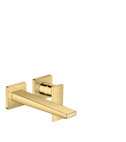 Hansgrohe 2-Loch Waschtischarmatur Unterputz Metropol F-Set PGO langer Auslauf 32526990