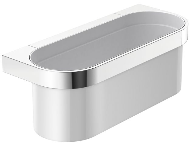 Hewi Duschkorb, chrom Einsatz Kunststoff, B:250mm 800.03.30041 8000330041