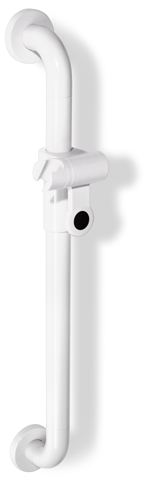 Hewi Brausehalterstange Serie 477 AM:600mm, BA1.1 signalweiß 477.33.120 98 4773312098