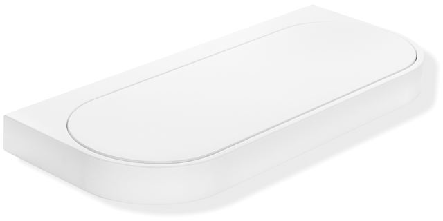 Hewi Utensilienablage Sys 800 K, Kst. unifarben signalweiß 800.03.20090 98 800032009098