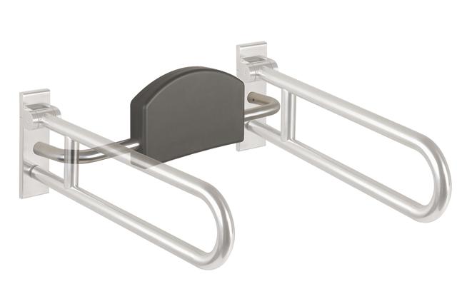 Hewi Rückenstütze Ser 805, Edelstahl inkl. Wandplattenabdeckung 805.51.900 80551900