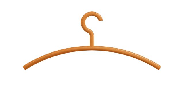 Hewi Kleiderbügel, Haken feststehend VPE 5 Stück orange 570.99.001 24 5709900124