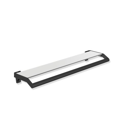 Hewi Ablage mit Haltegriff, pulverbeschichtet schw tiefmatt 900.03.00060 DC 9000300060DC