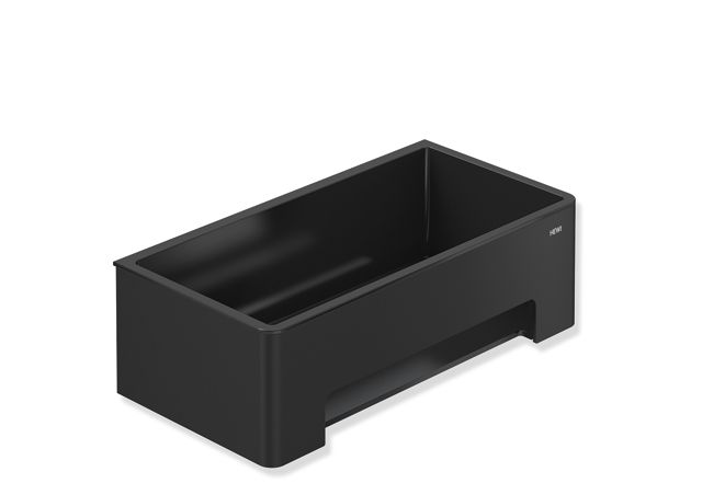 Hewi Duschkorb gerade, pulverbeschichtet schw tiefmatt/swm 900.03.00160 CV 9000300160CV