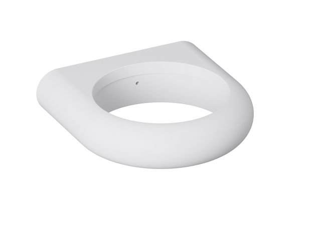 Hewi Halter Serie 477, matt, T:100mm signalweiß 477.00B100 98 47700B10098