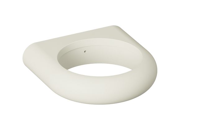 Hewi Halter Serie 477, matt, T:100mm reinweiß 477.00B100 99 47700B10099