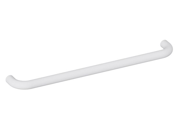 Hewi Badetuchhalter Serie 477, matt AM:570, o. Rosetten signalweiß 477.30B110 98 47730B11098