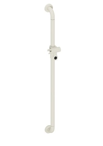 Hewi Brausehalterstange Serie 477, matt AM:1100mm, m.Br.H. reinweiß 477.33B100 99 47733B10099