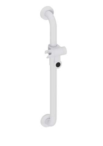 Hewi Brausehalterstange Serie 477, matt AM:600mm, BAM1.1 signalweiß 477.33B120 98 47733B12098