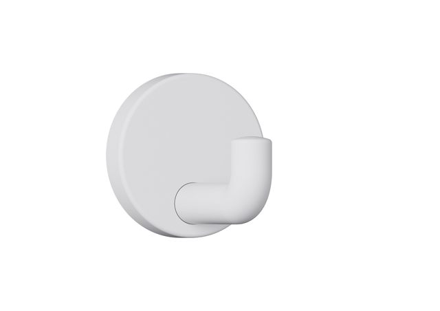 Hewi Wandhaken Serie 477, matt, d:60mm signalweiß 477.90B045 98 47790B04598