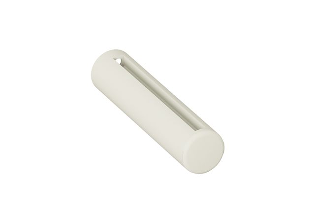 Hewi Glasplattenhalter Serie 477, matt, f. 8mm-Glasplatten reinweiß 477.03B500 99 47703B50099