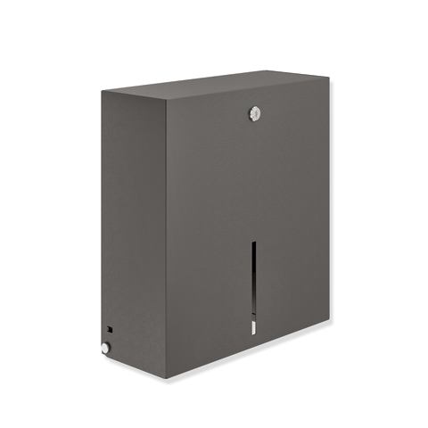 Hewi WC-Großrollenhalter, manuell, plvb dgrau tiefmatt 900.21.00160 SC 9002100160SC