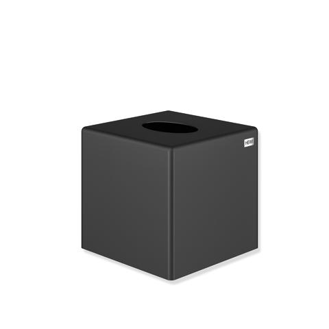 Hewi Kosmetiktuchspender, Würfel aus Kunststoff, matt schwarz beschichtet 950.06.21001 9500621001