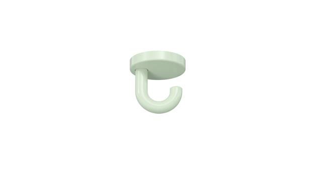 Hewi Haken Serie 477, d:50mm als Unterkopfhaken reinweiß 477.90.015 99 4779001599