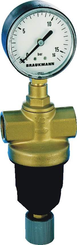 Resideo Honeywell Standard pattern pressure reducing valve for compressed air, D22 Brass 3/8 inch A D22-3/8A D22-3/8A