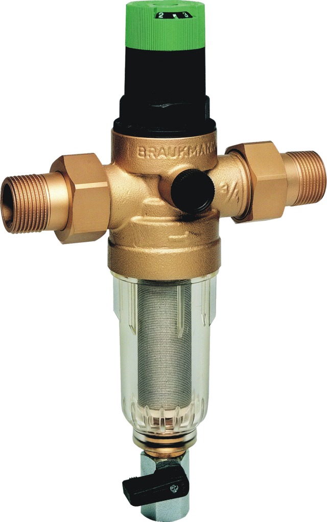 Resideo Honeywell Rinseable filter combination, MiniPlus-FK FK06 Brass 1 1/4 inch AA FK06-1 1/4AA FK06-1 1/4AA