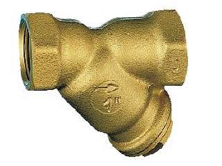 Resideo Honeywell Brass Y-strainer with threaded female connections, FY30 Brass B 1/2 inch FY30-1/2B FY30-1/2B