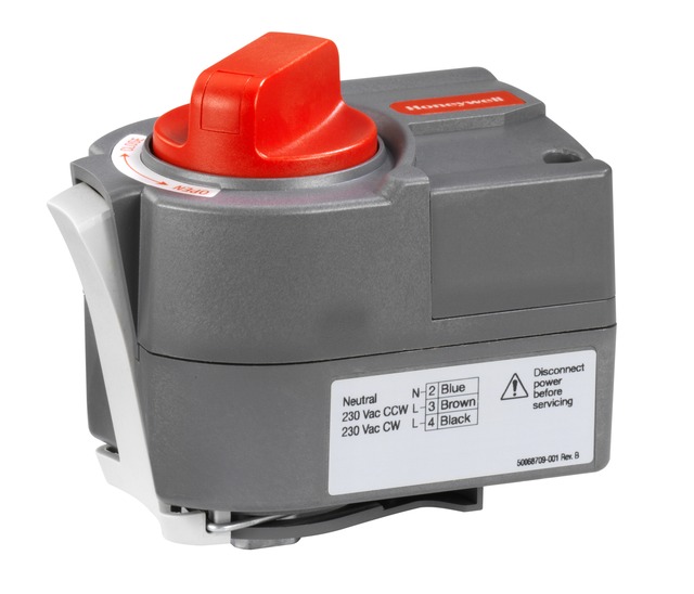 Resideo Honeywell Elektrischer Antrieb MVN für Regelkugelhahn VBG, 230Vac, 2/3Punkt MVN663A1500