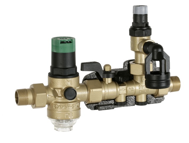 Resideo Honeywell Safety group with interchangeable safety valve insert and pressure reducing valve, SG150D. SG150D Brass AA 3/4 inch SG150D-3/4AA SG150D-3/4AA