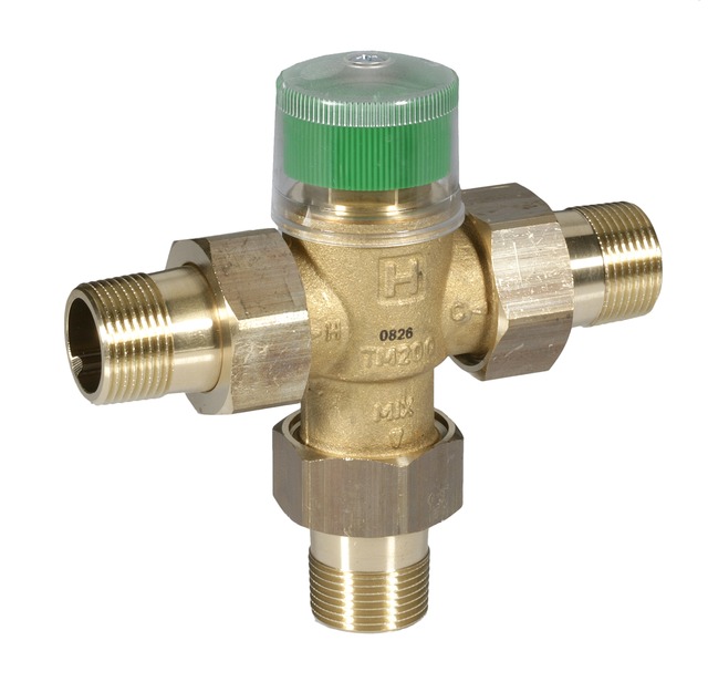 Resideo Honeywell Wassermischer TM200 thermostatisch Messing A 3/4 Zoll TM200-3/4A TM200-3/4A