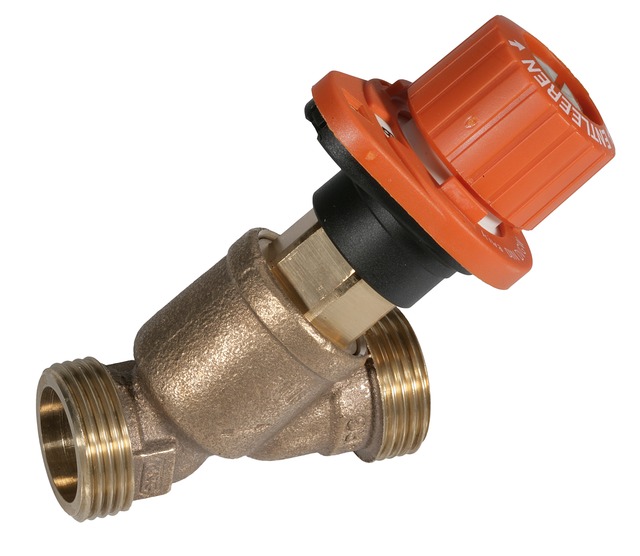 Resideo Honeywell Circulation throttle valve Alwa-Kombi-4 2x External thread red brass DN 15 V1810X0015