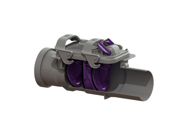 Kessel Rueckstauverschluss KE73070 Staufix DN70 aus Kunststoff 73070