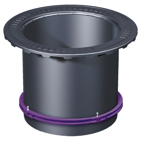Kessel Upper section KE860120 with clamping ring, cl. A/B, unlocked 860120