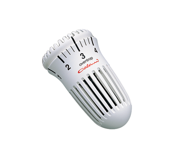 Oventrop Tête thermostatique Uni CH M 30 x 1,5, 7-28 °C, * 1-5, bulbe liquide, blanc 1011265