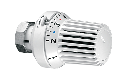 Oventrop Tête thermostatique Uni XH M 30 x 1,5, 7-28 °C, * 1-5, bulbe liquide, blanc 1011364