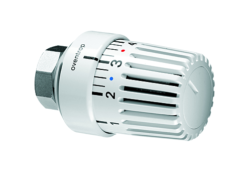 Oventrop Tête thermostatique Uni LH M 30 x 1,5, 7-28 °C, 0 * 1-5, bulbe liquide, blanc 1011465