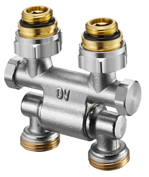 Oventrop Raccord Multiflex F, orientable filetage mâle G ½ x eurocône G ¾ 1015781