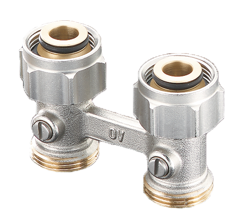 Oventrop Raccord Multiflex F, droit ZB, écrou G ¾ x eurocône G ¾ 1015813