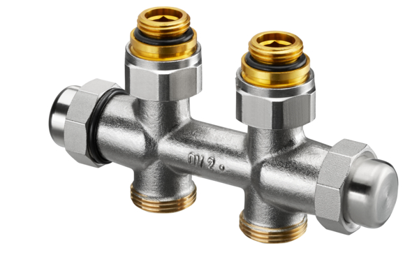 Oventrop Raccord Multiflex FQ, droit filetage mâle G ½ x eurocône G ¾ 1015873