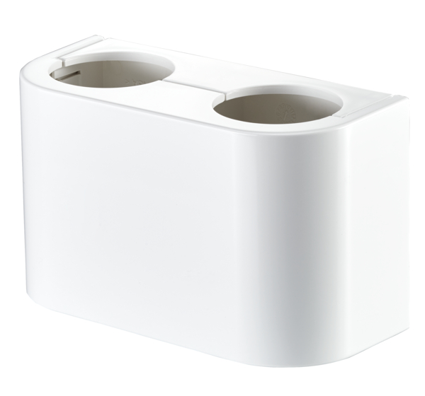 Oventrop Cache design pour raccords Multiflex F réf. 1015813 / 14 / 83 / 84, blanc 1015896