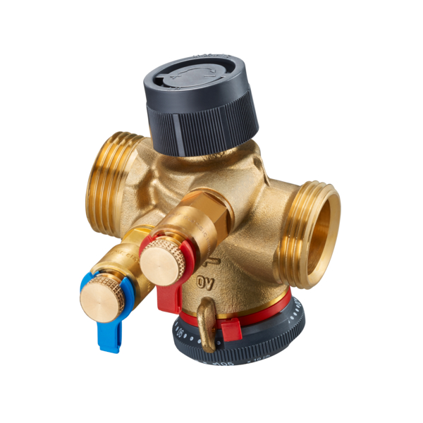 Oventrop Regulierventil  Cocon QTZ , mit Messventilen,DN15,G 3/4 AG, 150-1050 l/h 1146264