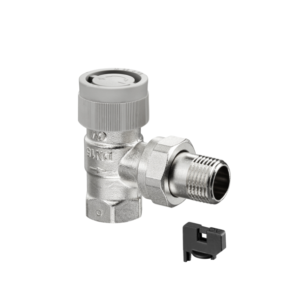 Oventrop Dynamic Thermostatic valve QV DN10 angle 1183063