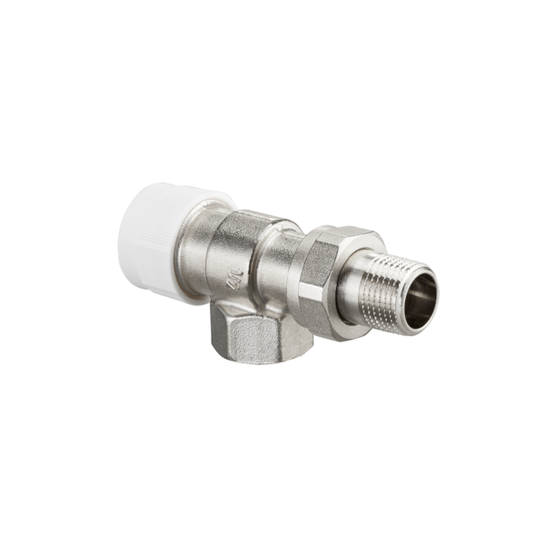 Oventrop Robinet thermostatique AV 9, équerre inversé pour le retour DN 10, Rp ⅜ x R ⅜, PN 10 1183793