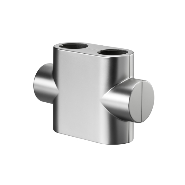 Oventrop Cache design droit pour Multiblock T/TU/TQ design acier inoxydable 1184090