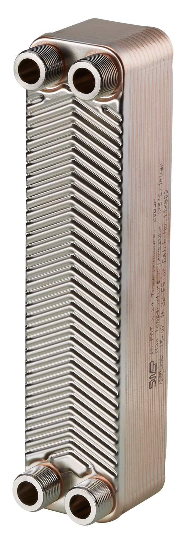 Oventrop Échangeur de chaleur pour Regudis W-HTU/HTF plage de puissance 3, brasé au cuivre 1341282