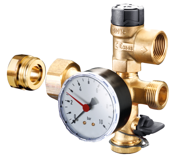 Oventrop Safety groups Set for Heat transmitter Regumat 1351598